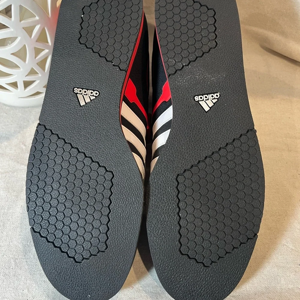 Adidas Men's Black and Red Powerlift Sneakers - Picture 7 of 10